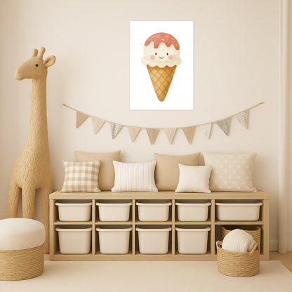 Süßes: Eiscreme Poster von tinylearner
