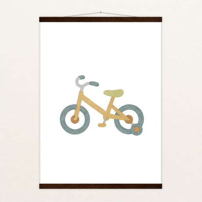 Fahrrad Poster mit Leisten von tinylearner