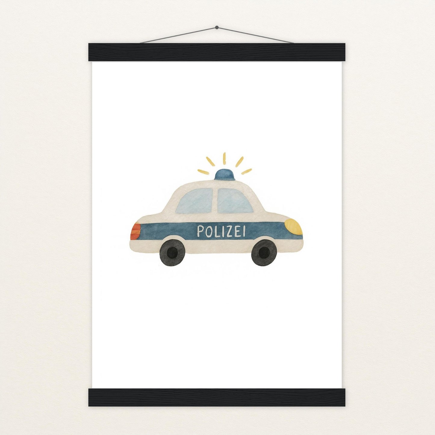 Polizei Poster mit Leisten von tinylearner