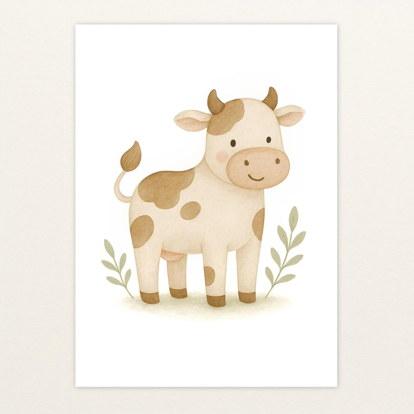 Klara die Kuh Poster von tinylearner