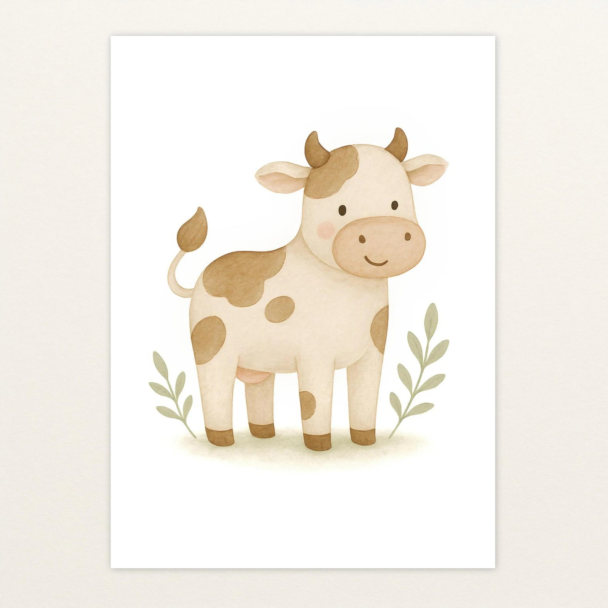 Klara die Kuh Poster von tinylearner