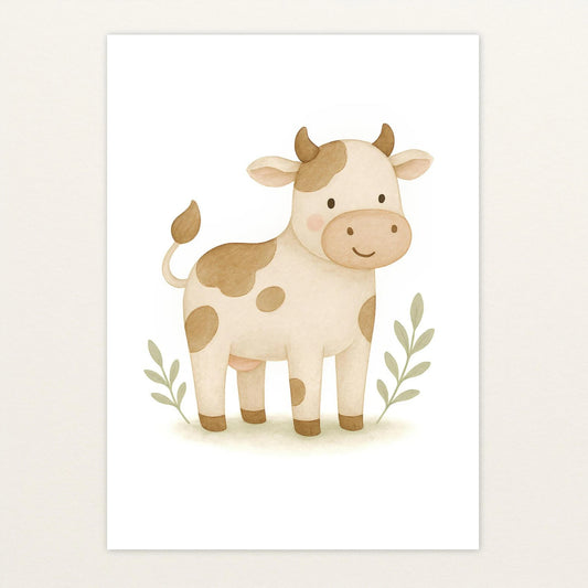 Klara die Kuh Poster von tinylearner