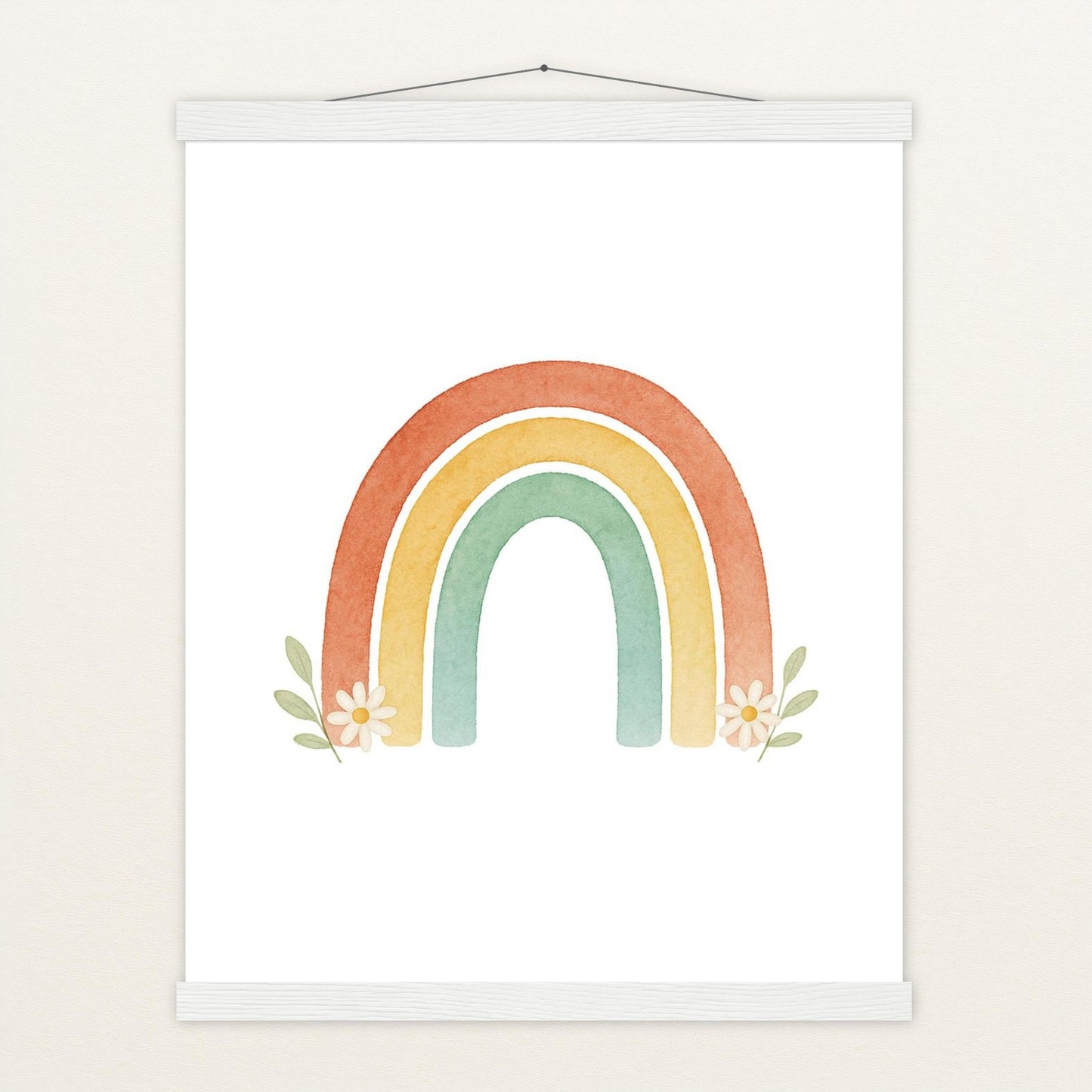 Regenbogen Poster mit Leisten von tinylearner