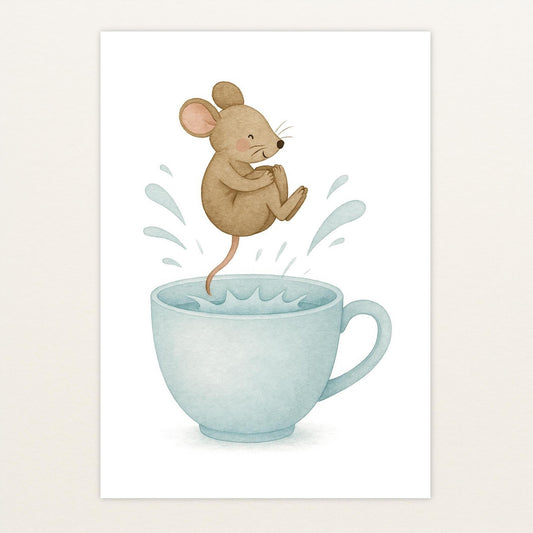 Mimi die Maus - Motiv: "Pool" Poster von tinylearner