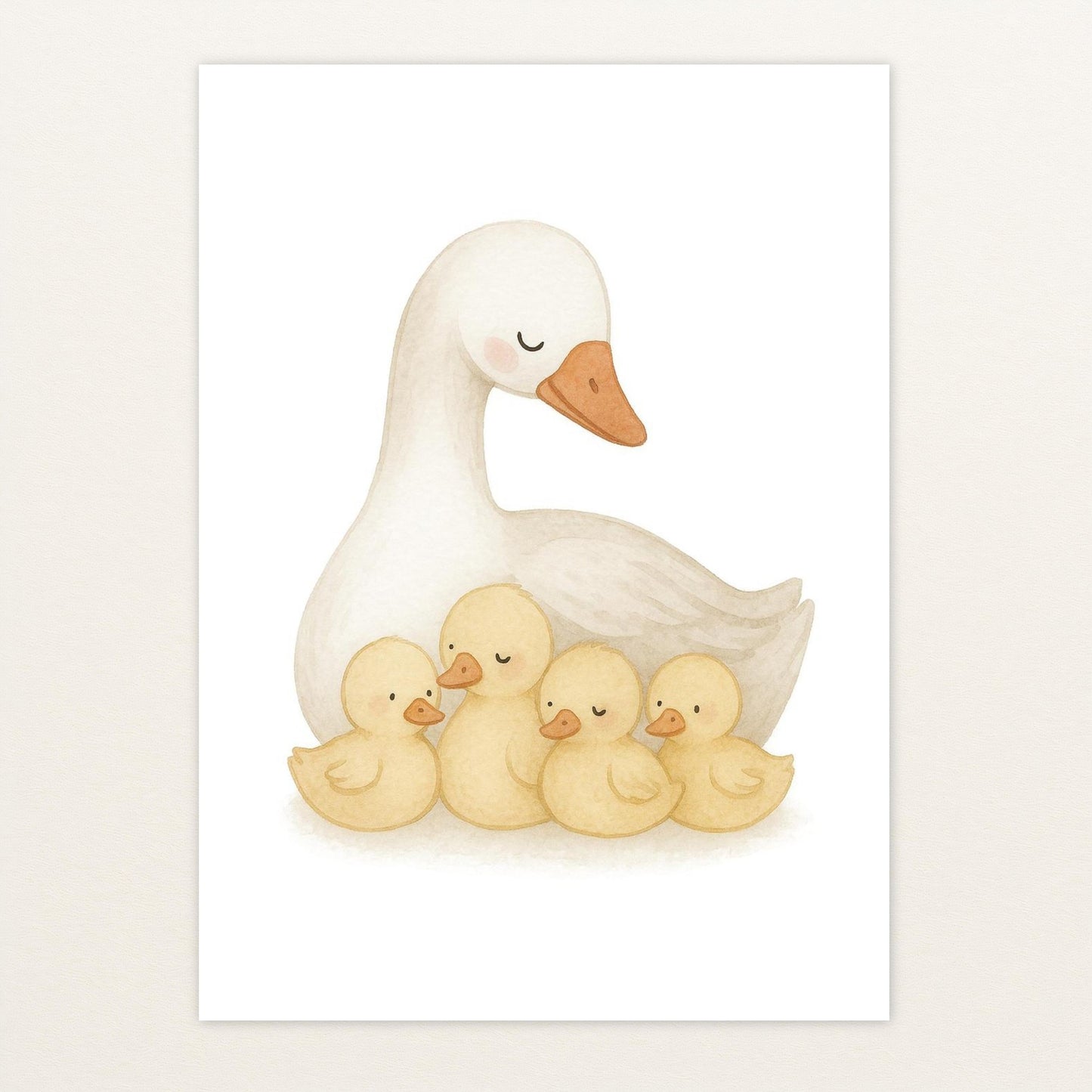 Gusi die Gans - Motiv: "Familie" Poster von tinylearner