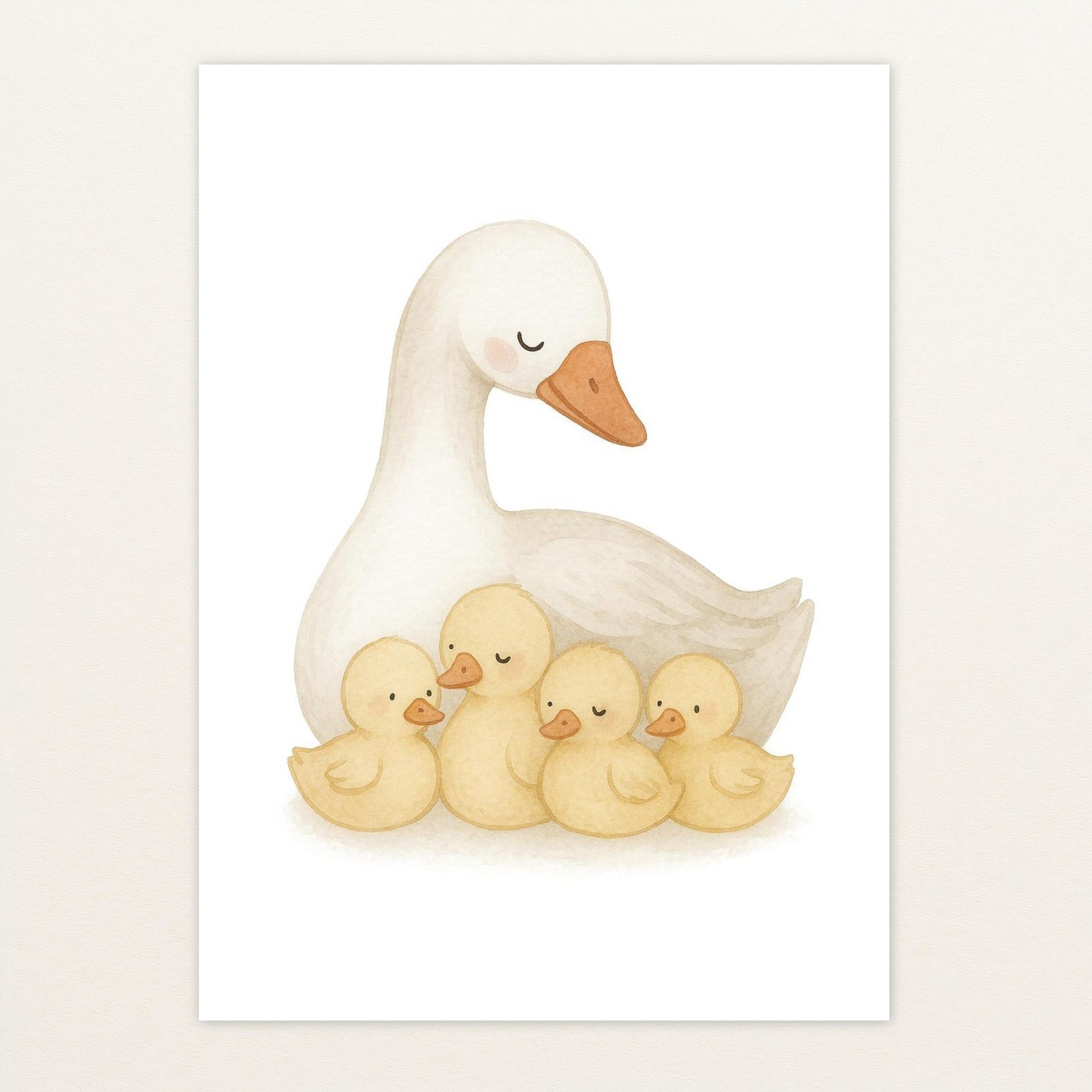 Gusi die Gans - Motiv: "Familie" Poster von tinylearner