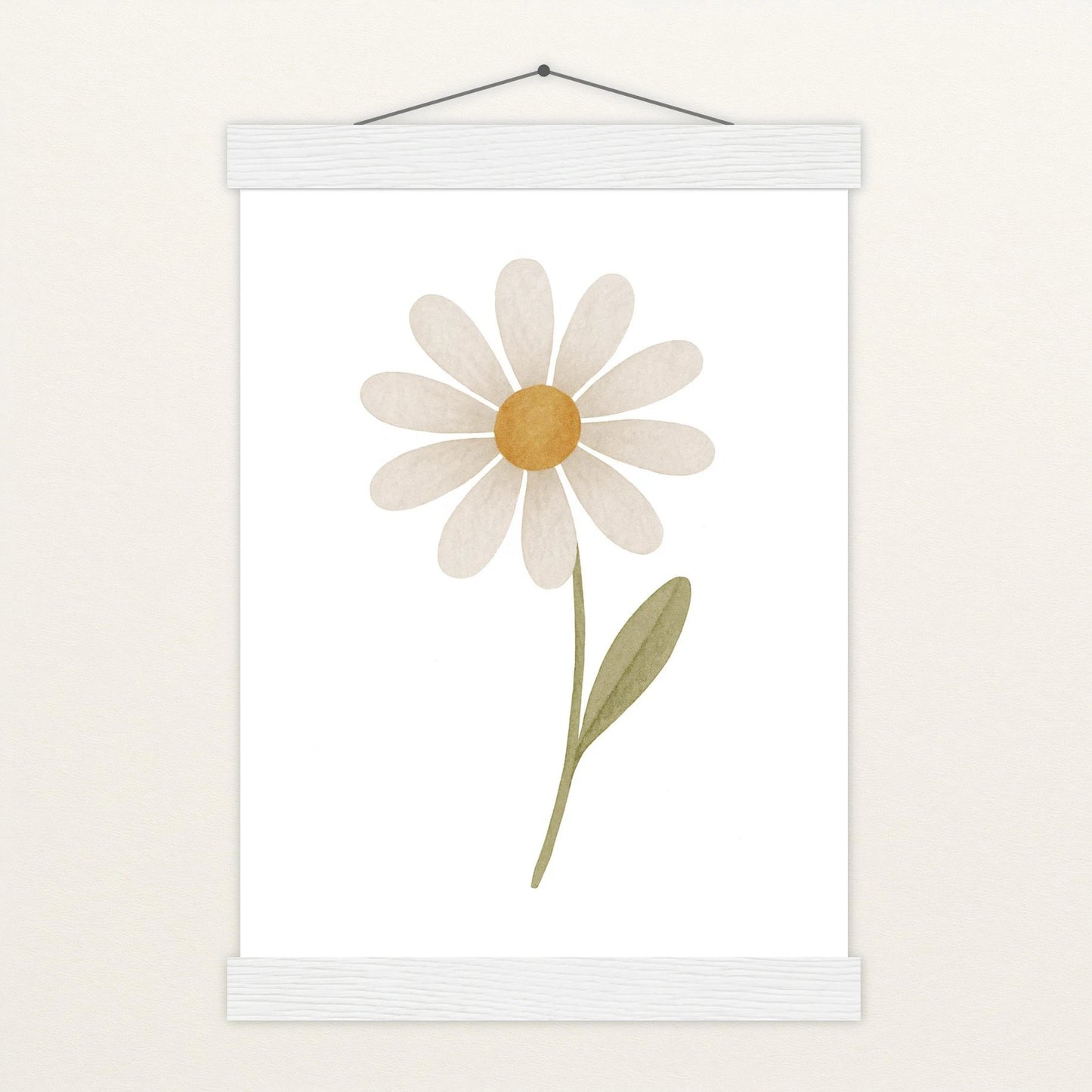 Gänseblümchen Poster mit Leisten von tinylearner