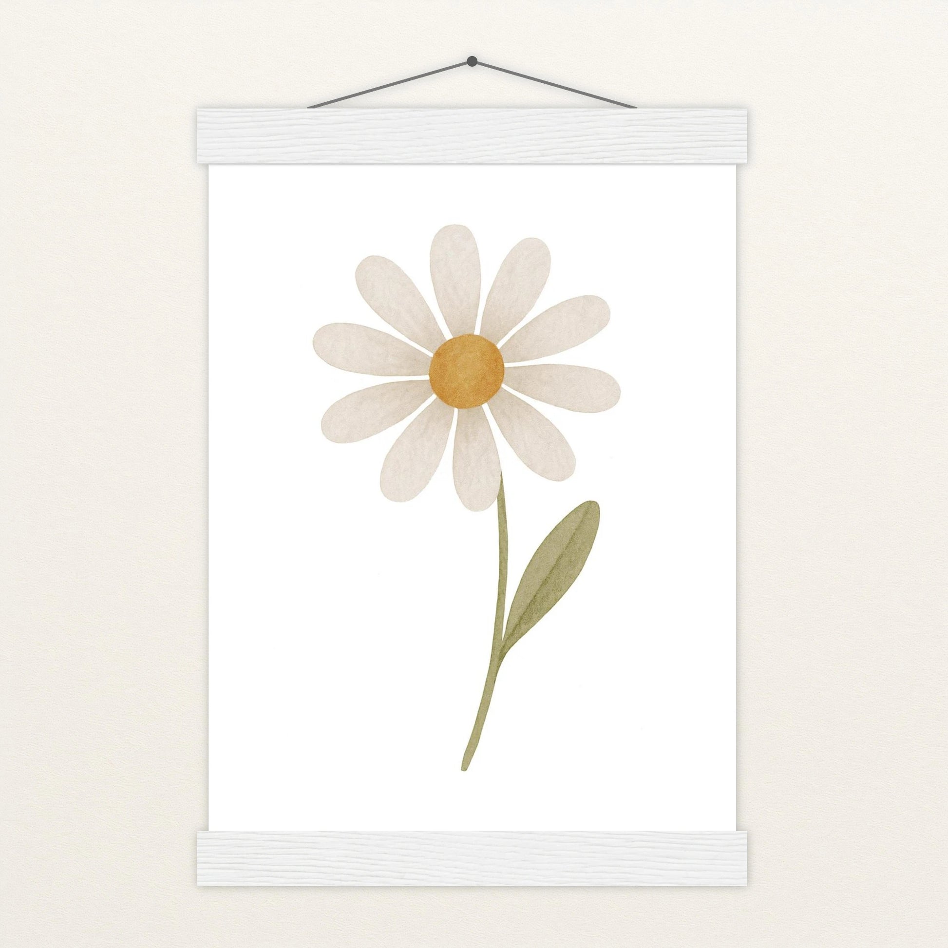 Gänseblümchen Poster mit Leisten von tinylearner