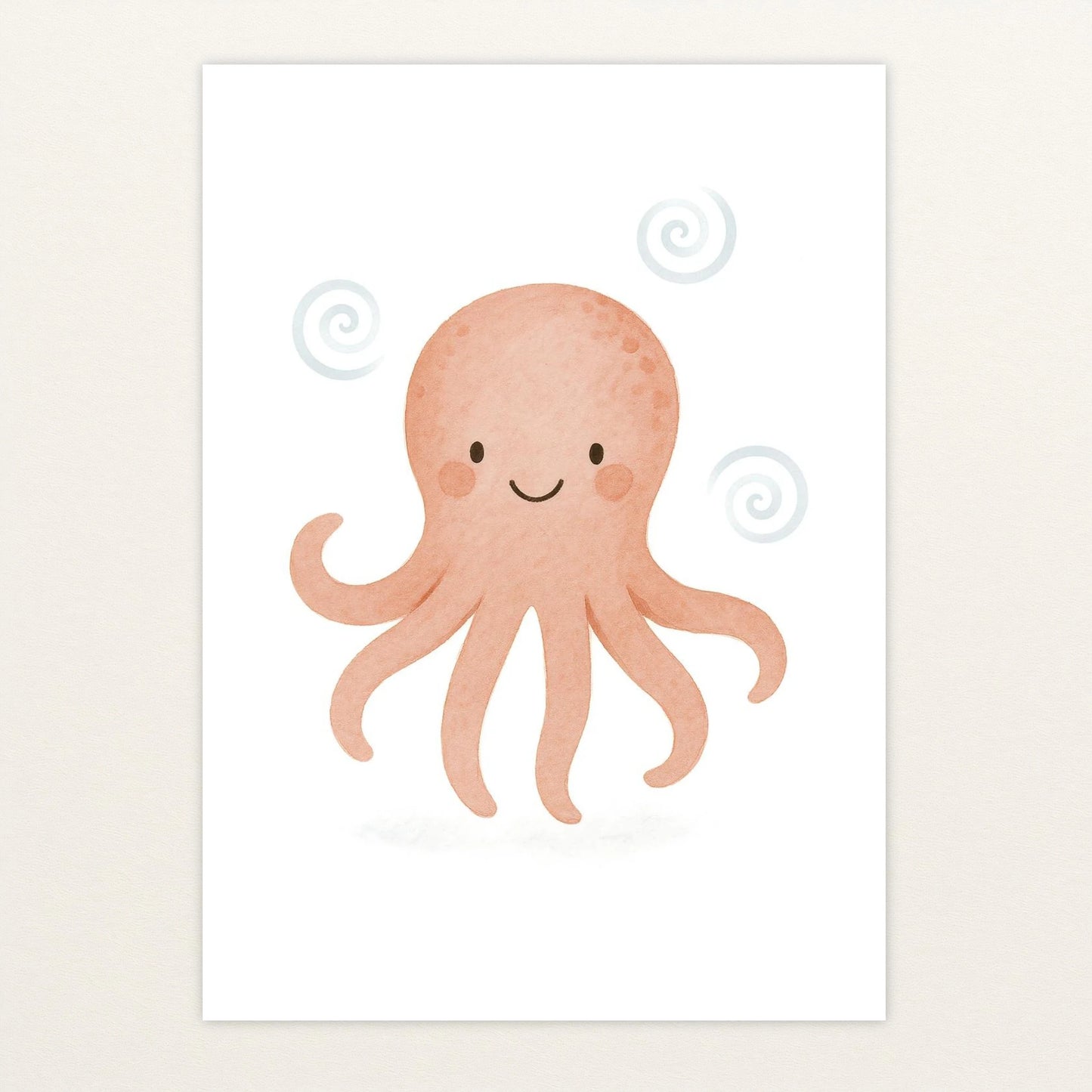 Tilli der Tintenfisch Poster von tinylearner