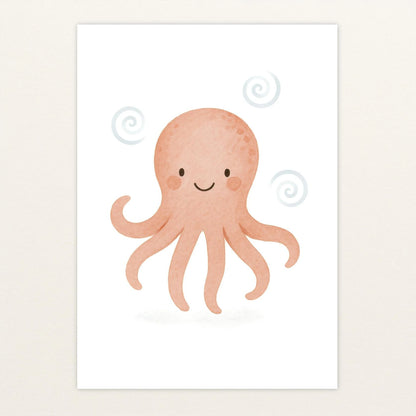 Tilli der Tintenfisch Poster von tinylearner