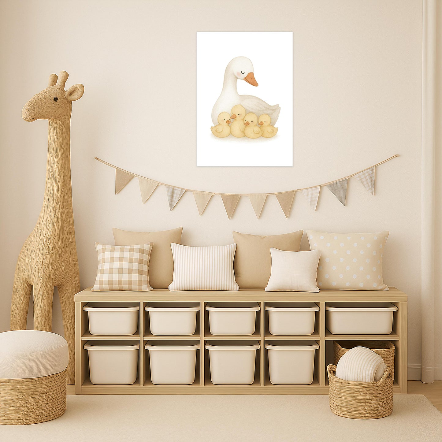 Gusi die Gans - Motiv: "Familie" Poster von tinylearner