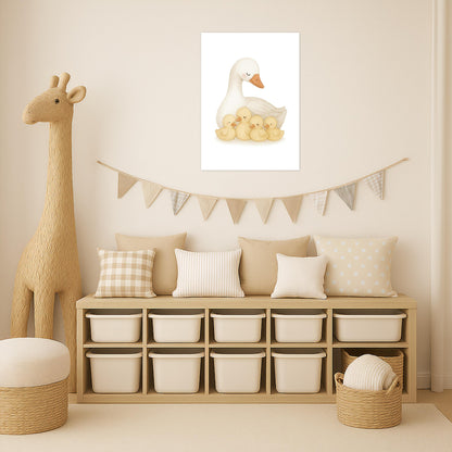 Gusi die Gans - Motiv: "Familie" Poster von tinylearner