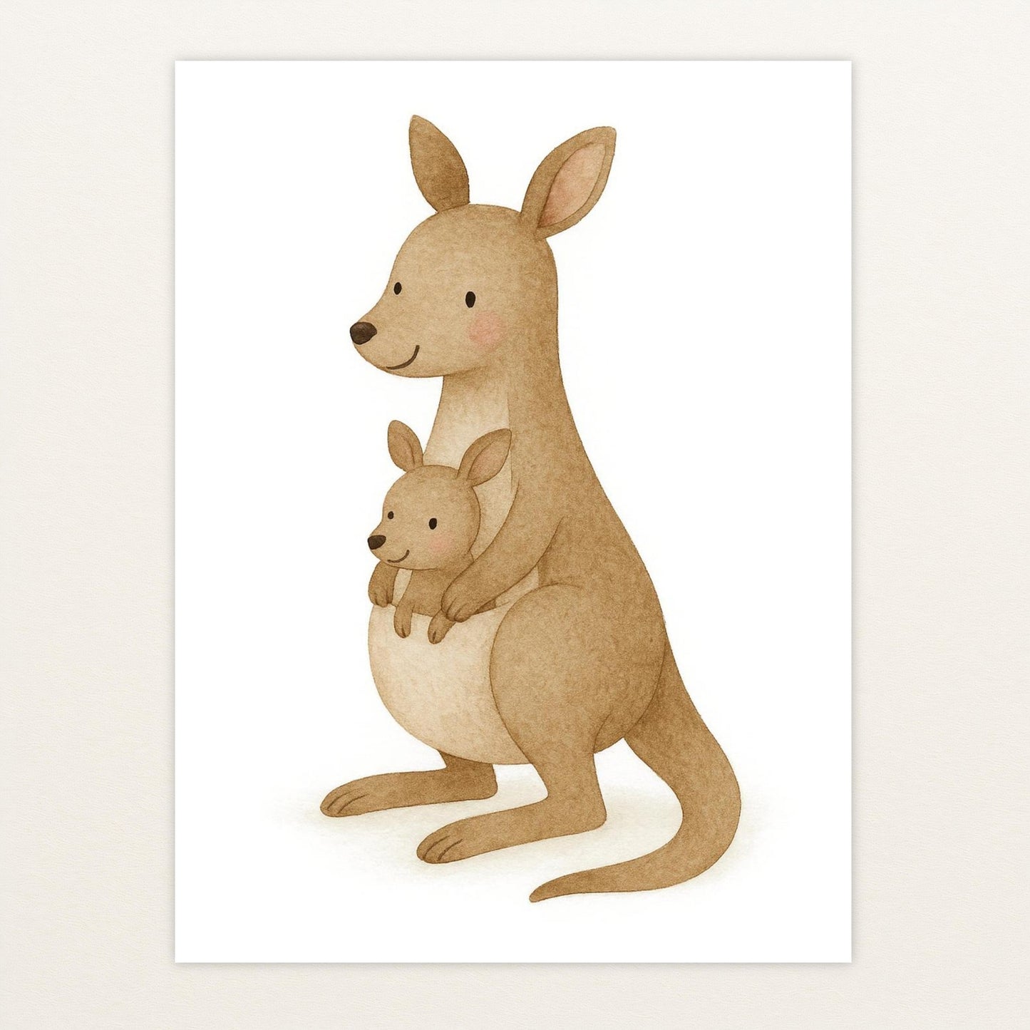 Kängu das Känguru Poster von tinylearner