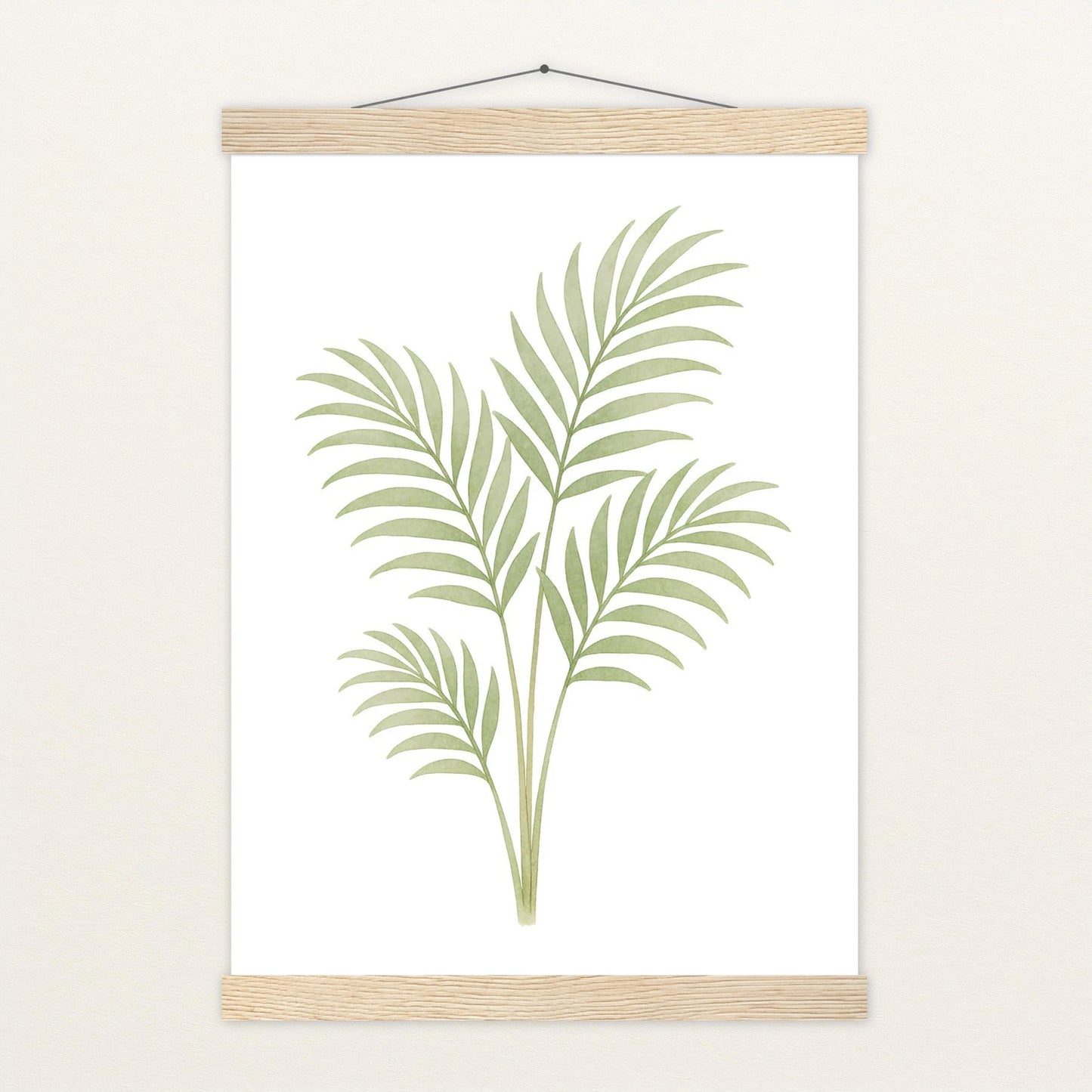 Howea-Blatt Poster mit Leisten von tinylearner