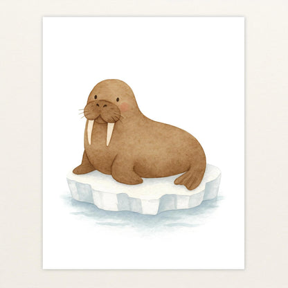 Wally das Walross Poster von tinylearner