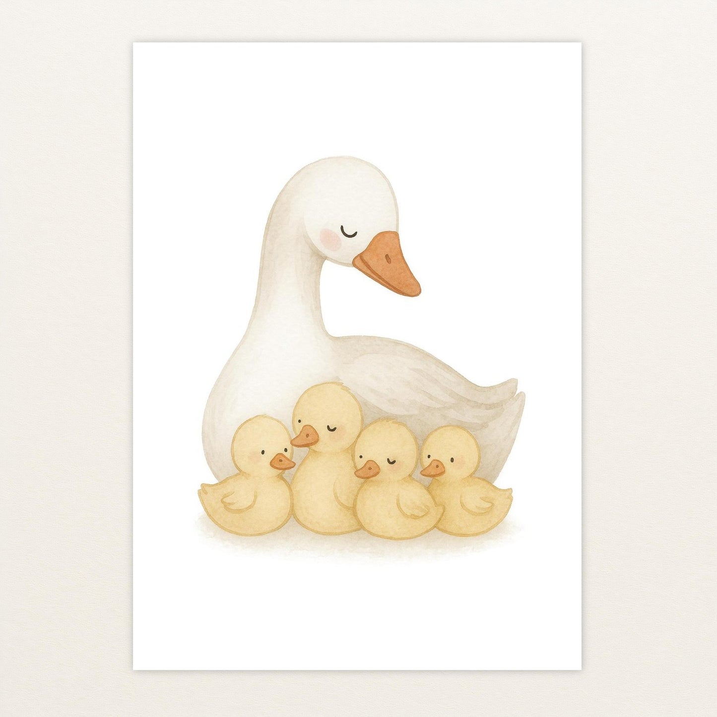 Gusi die Gans - Motiv: "Familie" Poster von tinylearner
