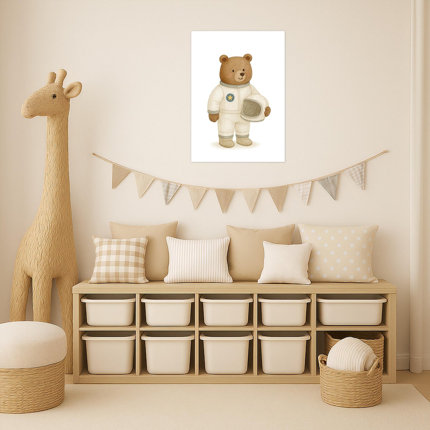 Balu der Bär - Motiv: "Astronaut" Poster von tinylearner