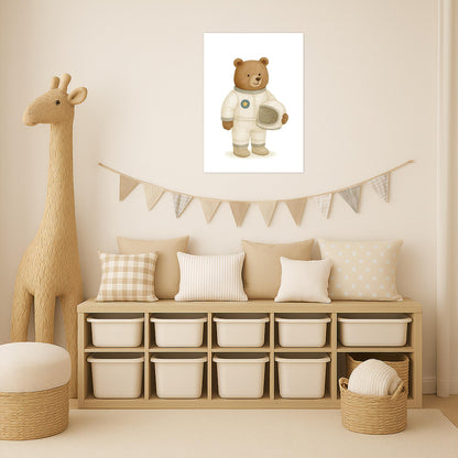 Balu der Bär - Motiv: "Astronaut" Poster von tinylearner
