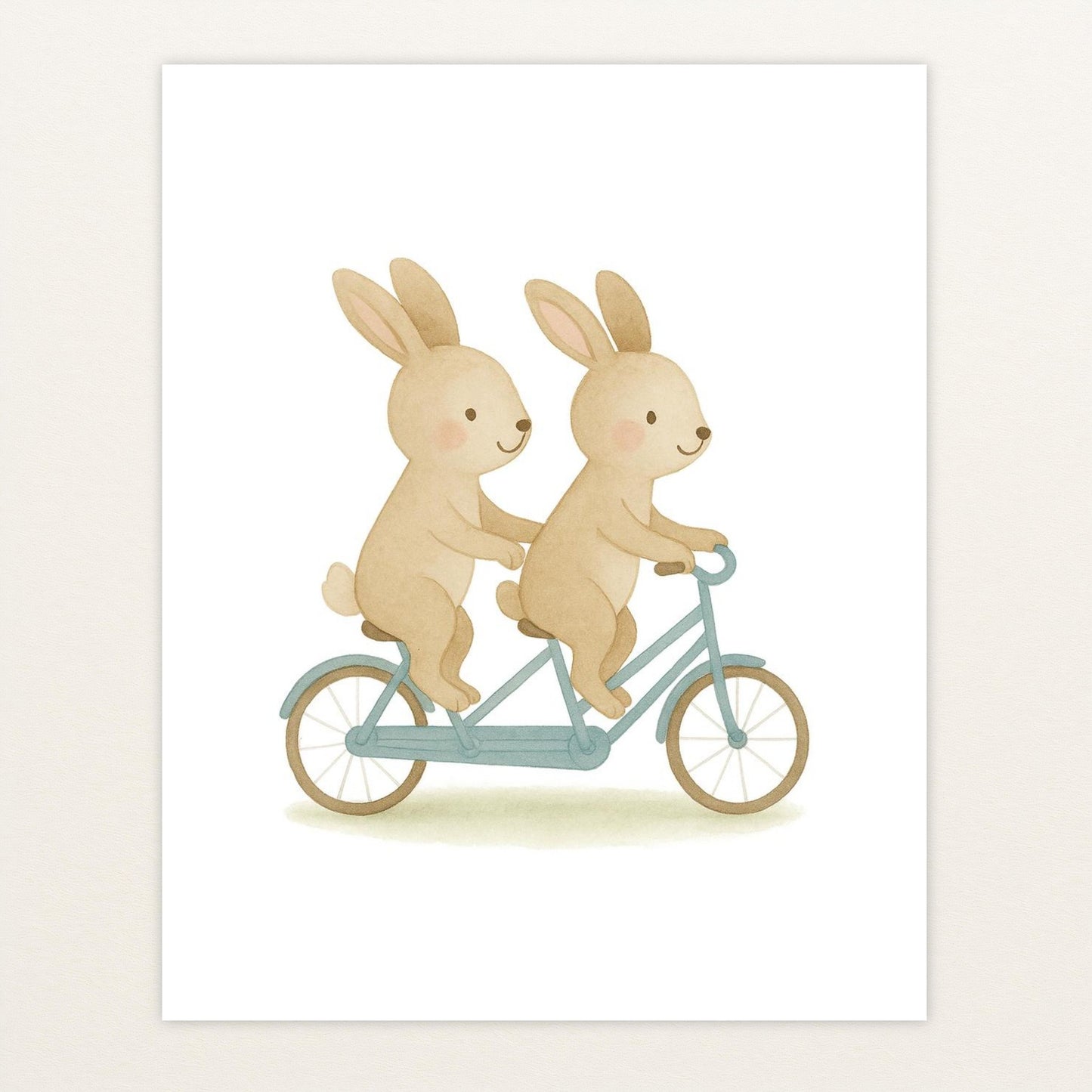 Holly der Hase - Motiv: "Tandem" Poster von tinylearner