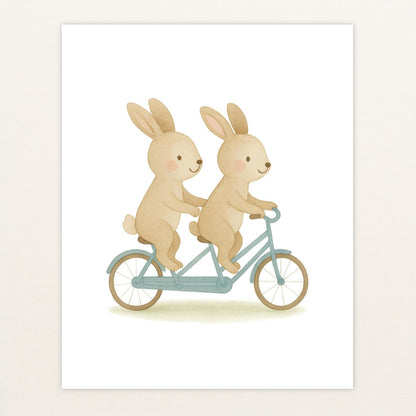 Holly der Hase - Motiv: "Tandem" Poster von tinylearner