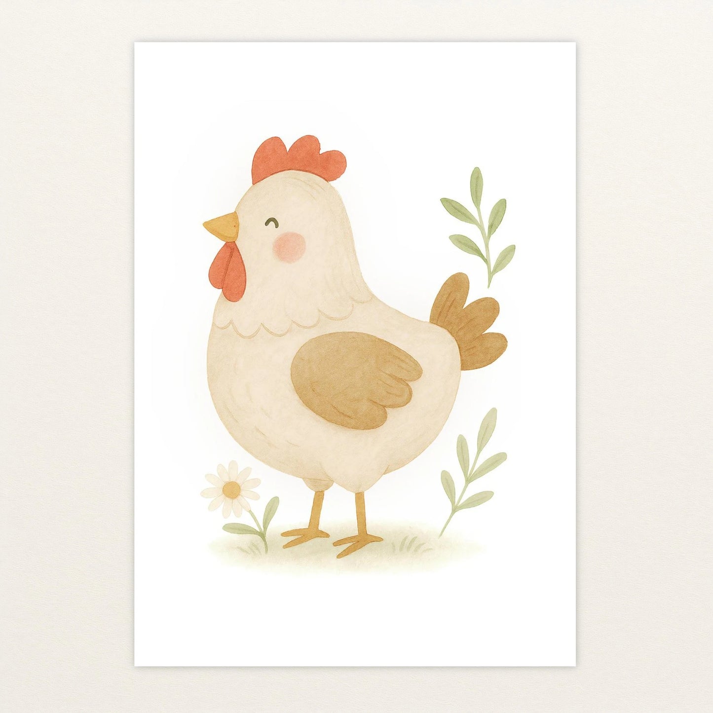 Hanni das Huhn Poster von tinylearner