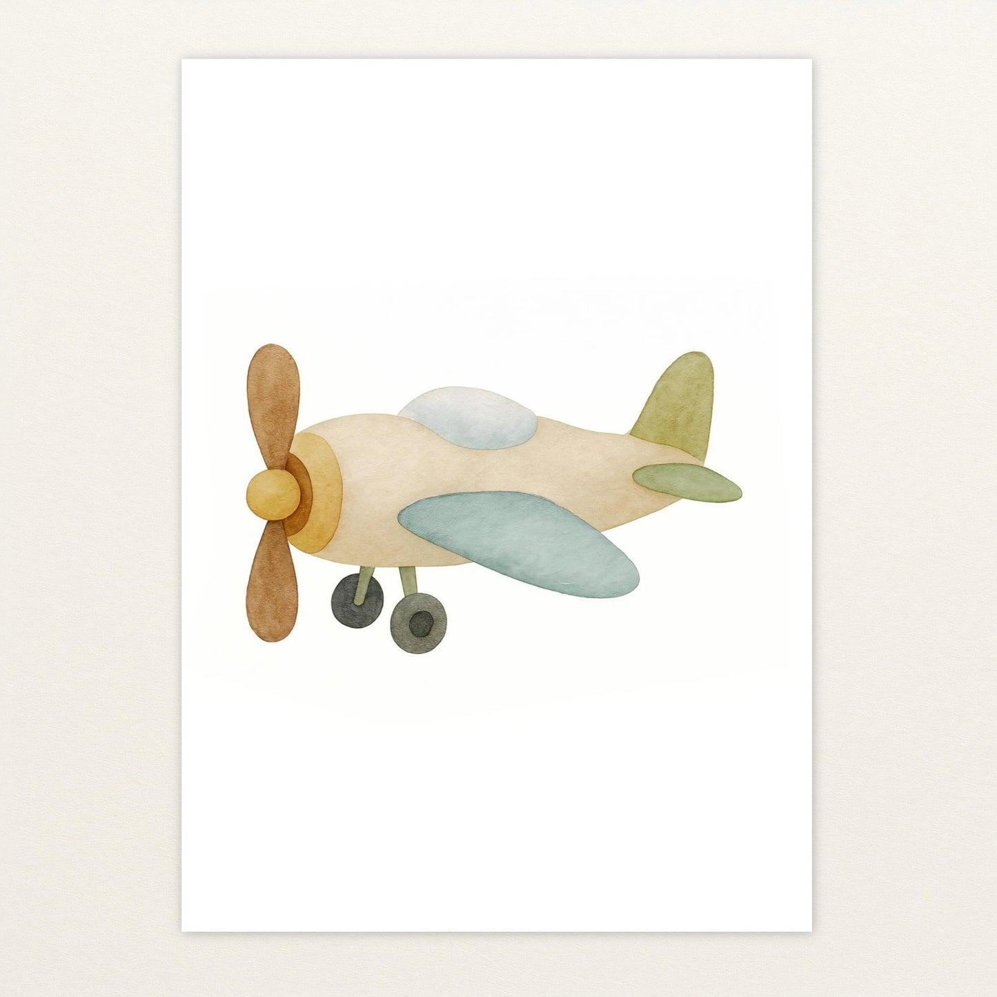 Propellerflugzeug Poster von tinylearner