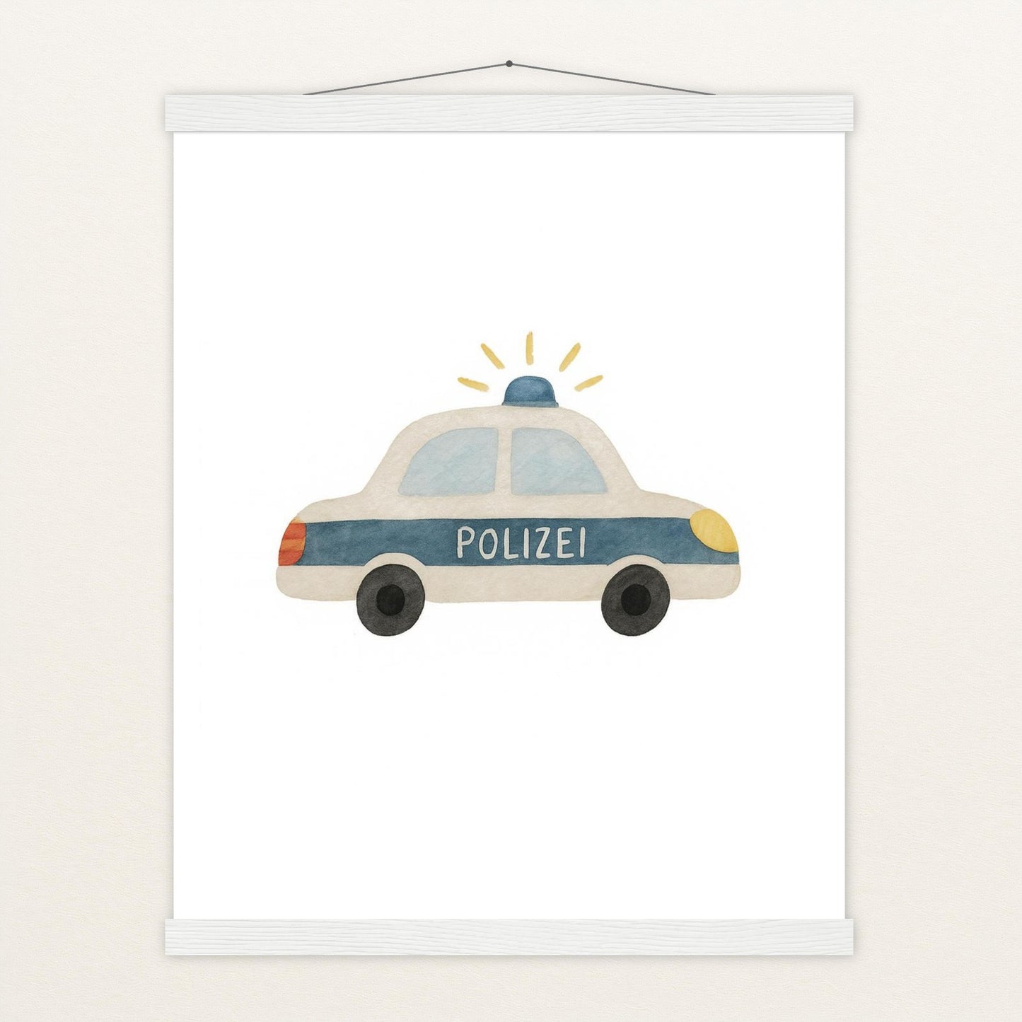 Polizei Poster mit Leisten von tinylearner