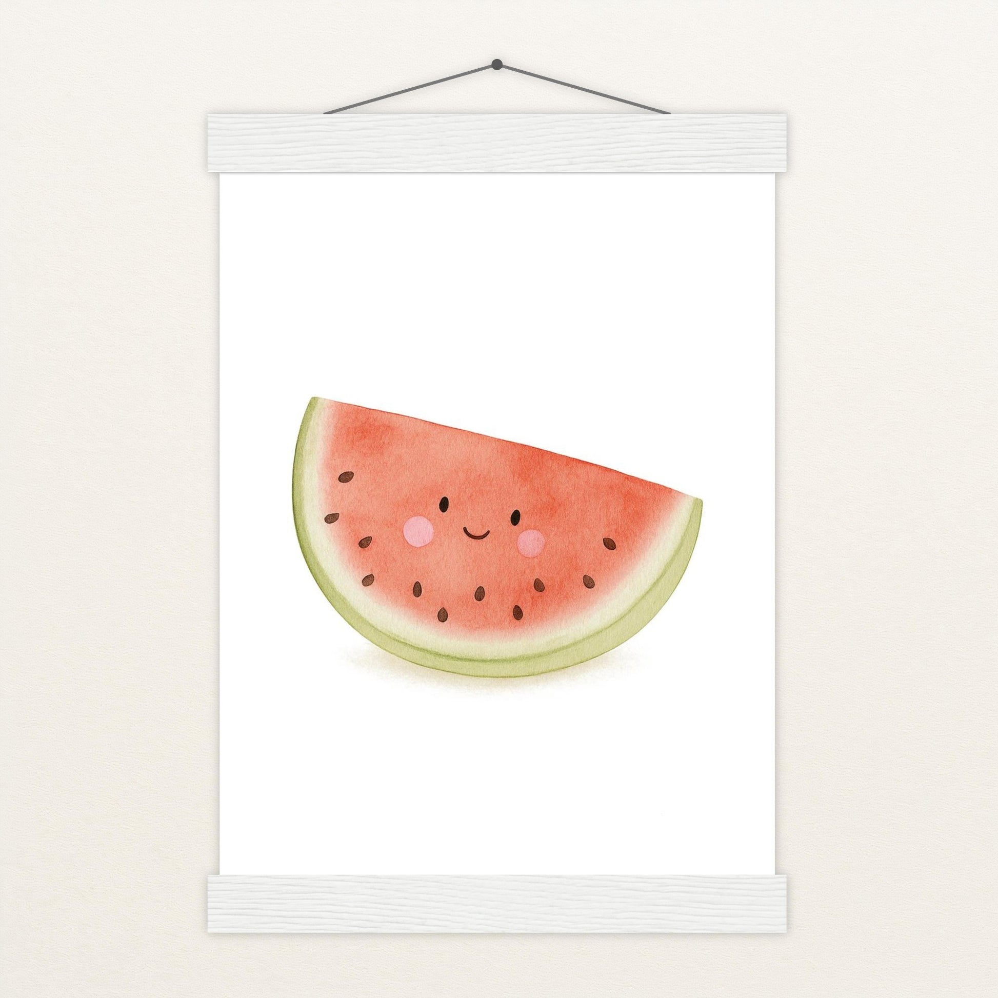 Obst: Melone Poster mit Leisten von tinylearner