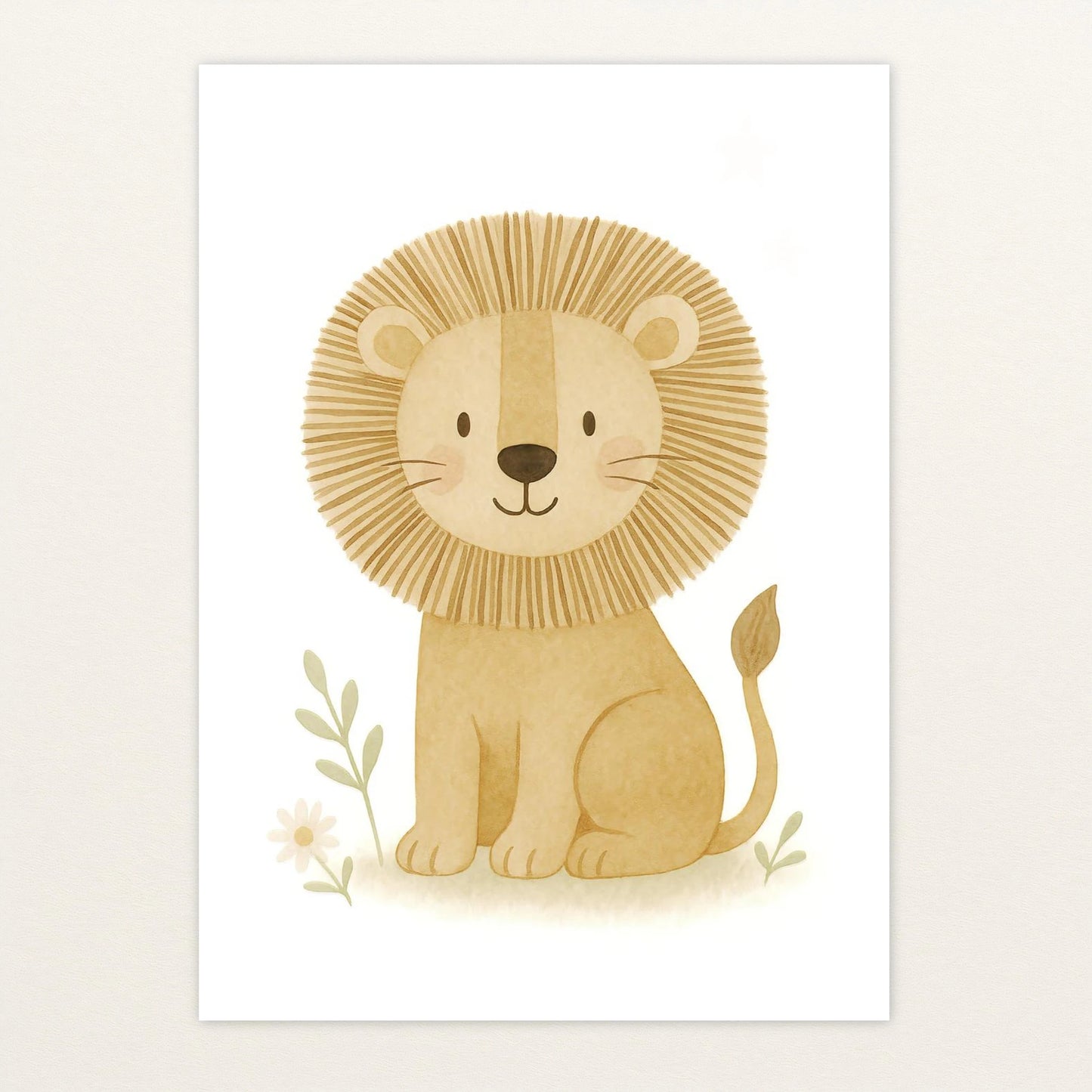 Leo der Löwe Poster von tinylearner