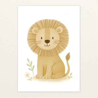 Leo der Löwe Poster von tinylearner