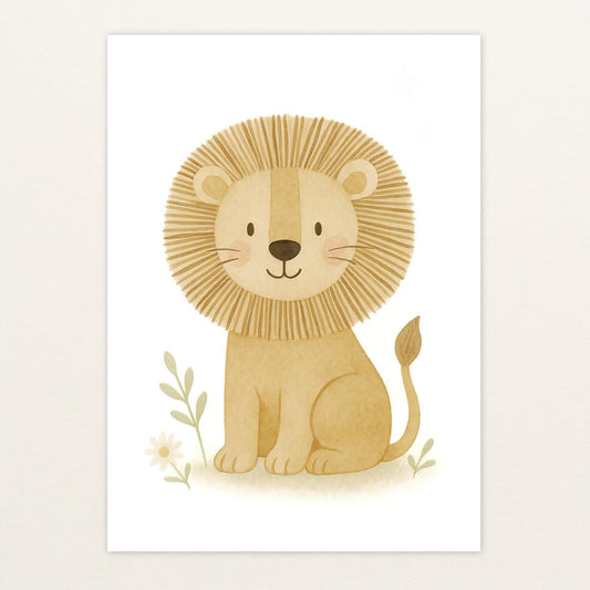 Leo der Löwe Poster von tinylearner