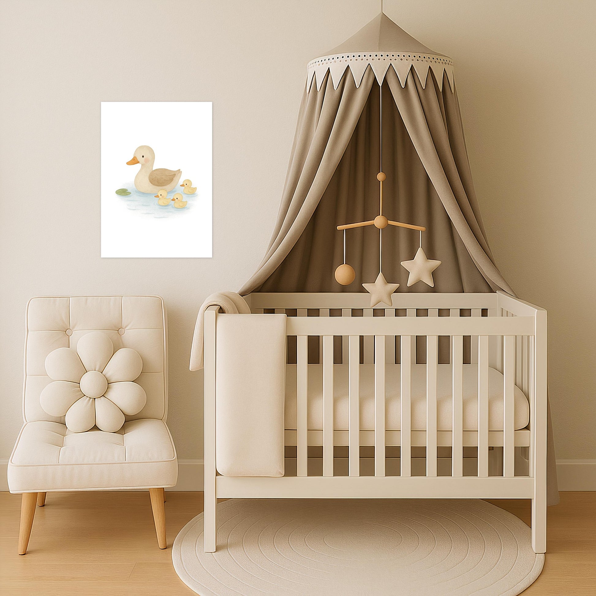 Gusi die Gans - Motiv: "Teich" Poster von tinylearner