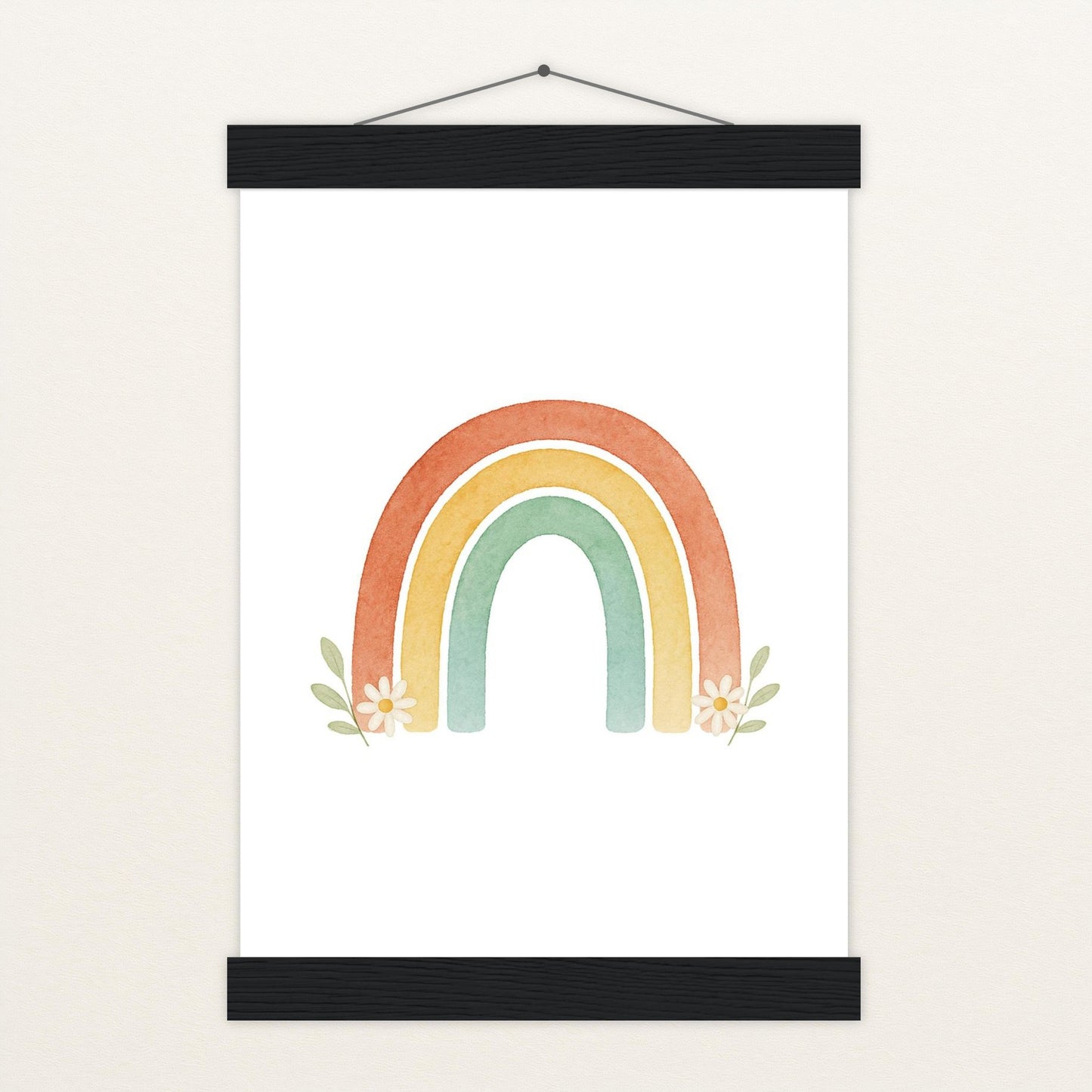 Regenbogen Poster mit Leisten von tinylearner