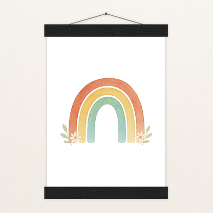 Regenbogen Poster mit Leisten von tinylearner