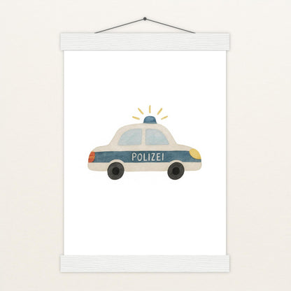 Polizei Poster mit Leisten von tinylearner