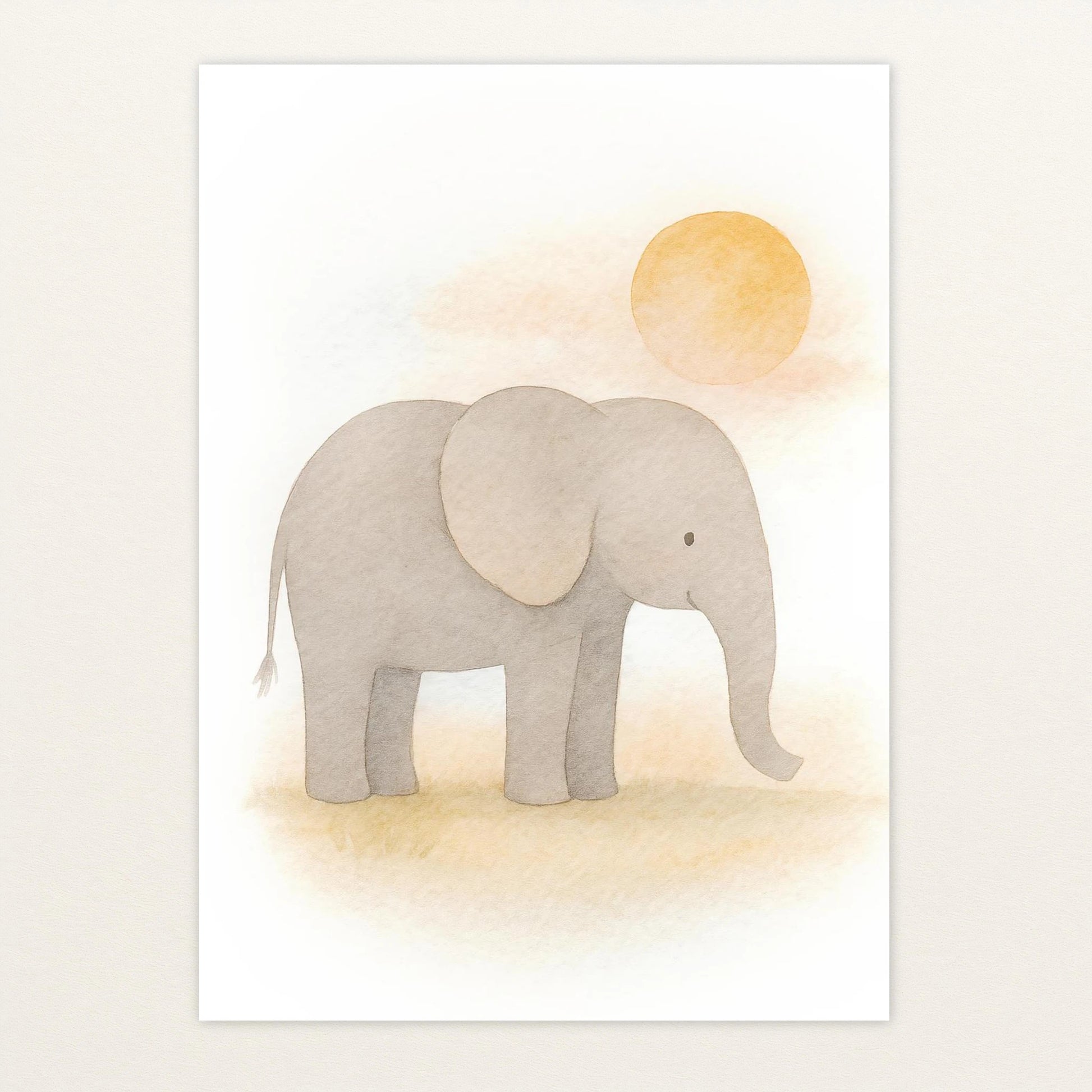 Emil der Elefant - Motiv: "Sonne" Poster von tinylearner