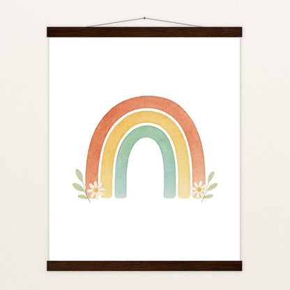 Regenbogen Poster mit Leisten von tinylearner