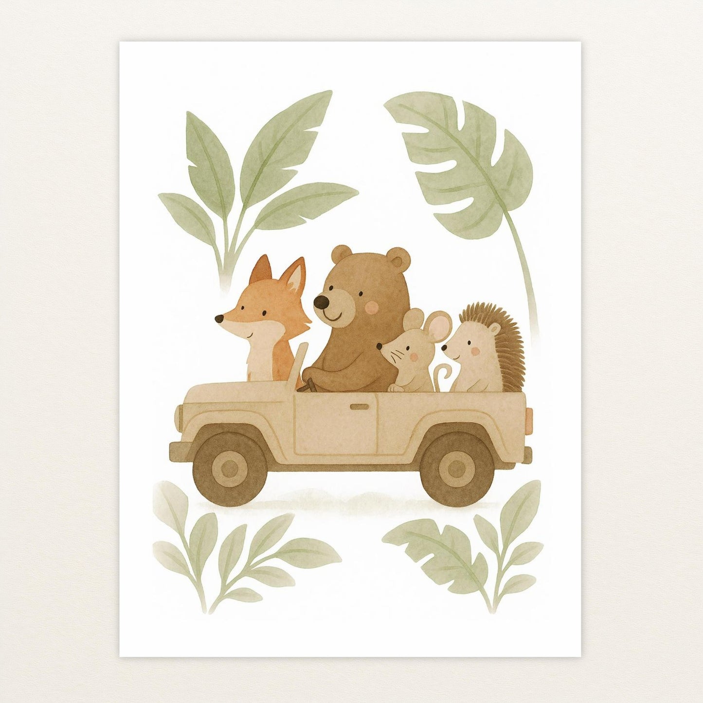 Tierfreunde - Motiv: "Safari" Poster von tinylearner