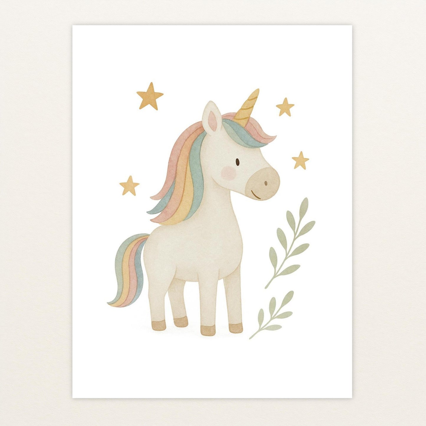 Luni das Einhorn Poster von tinylearner