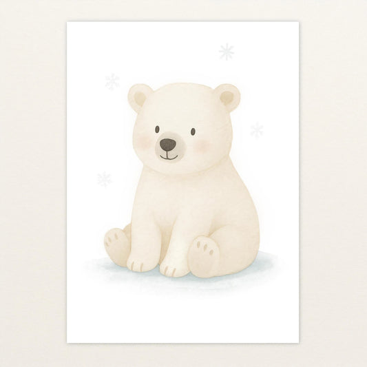 Pummel der Polarbär Poster von tinylearner