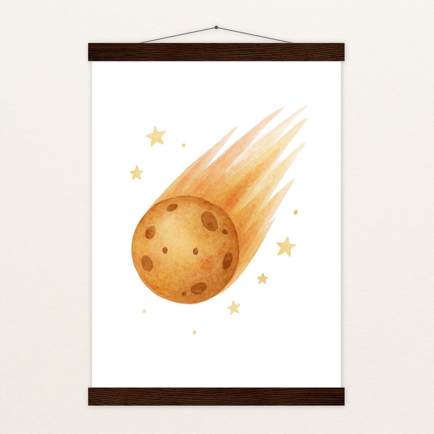 Asteroid Poster mit Leisten von tinylearner
