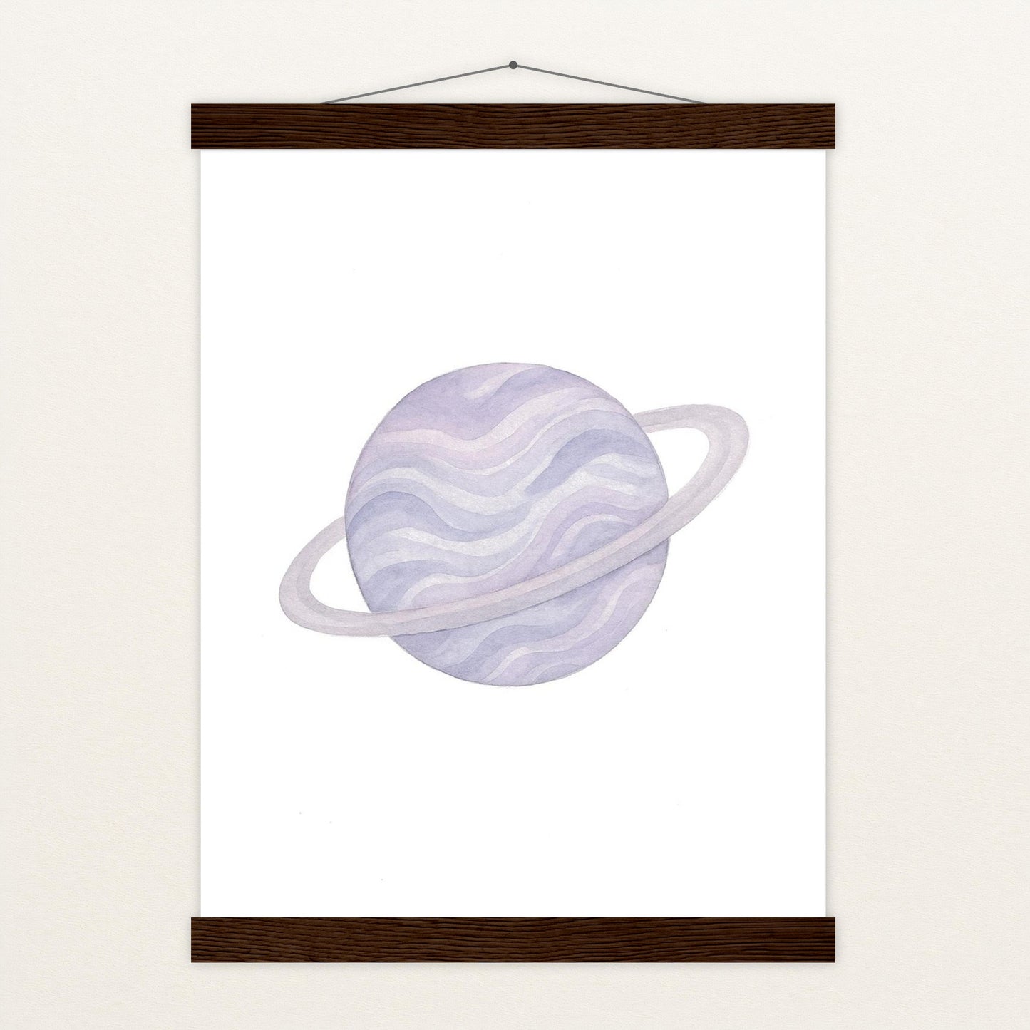 Planet Poster mit Leisten von tinylearner