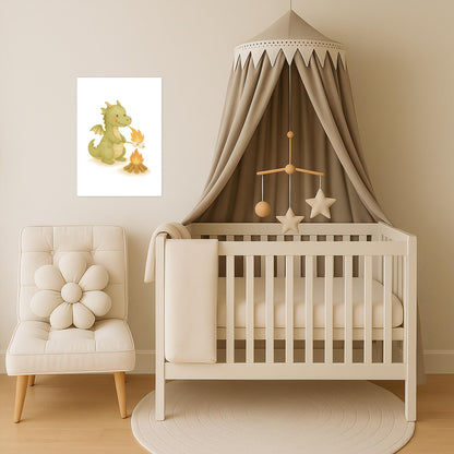 Drax der Drache - Motiv: "Marshmallows" Poster von tinylearner