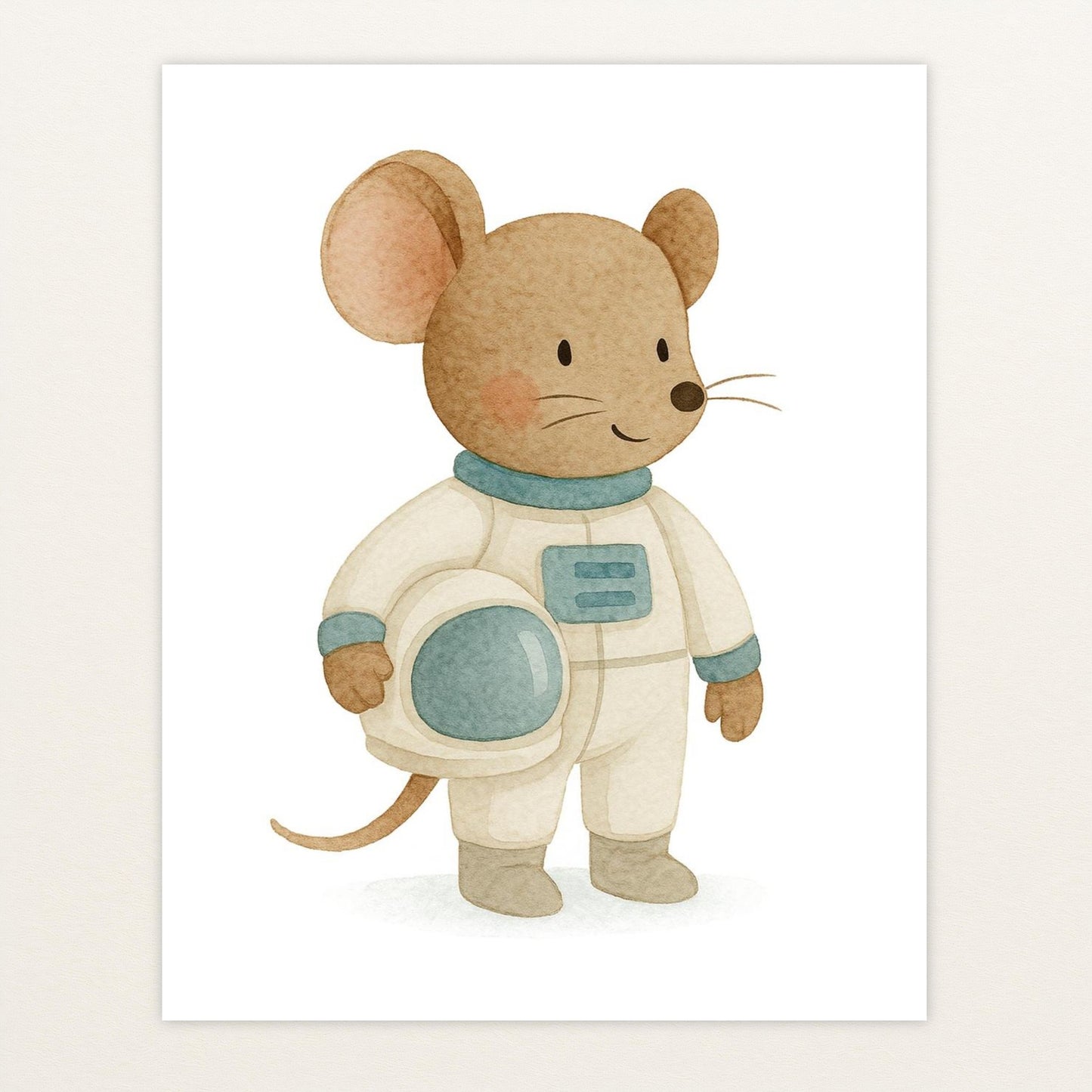 Mimi die Maus - Motiv: "Astronaut" Poster von tinylearner