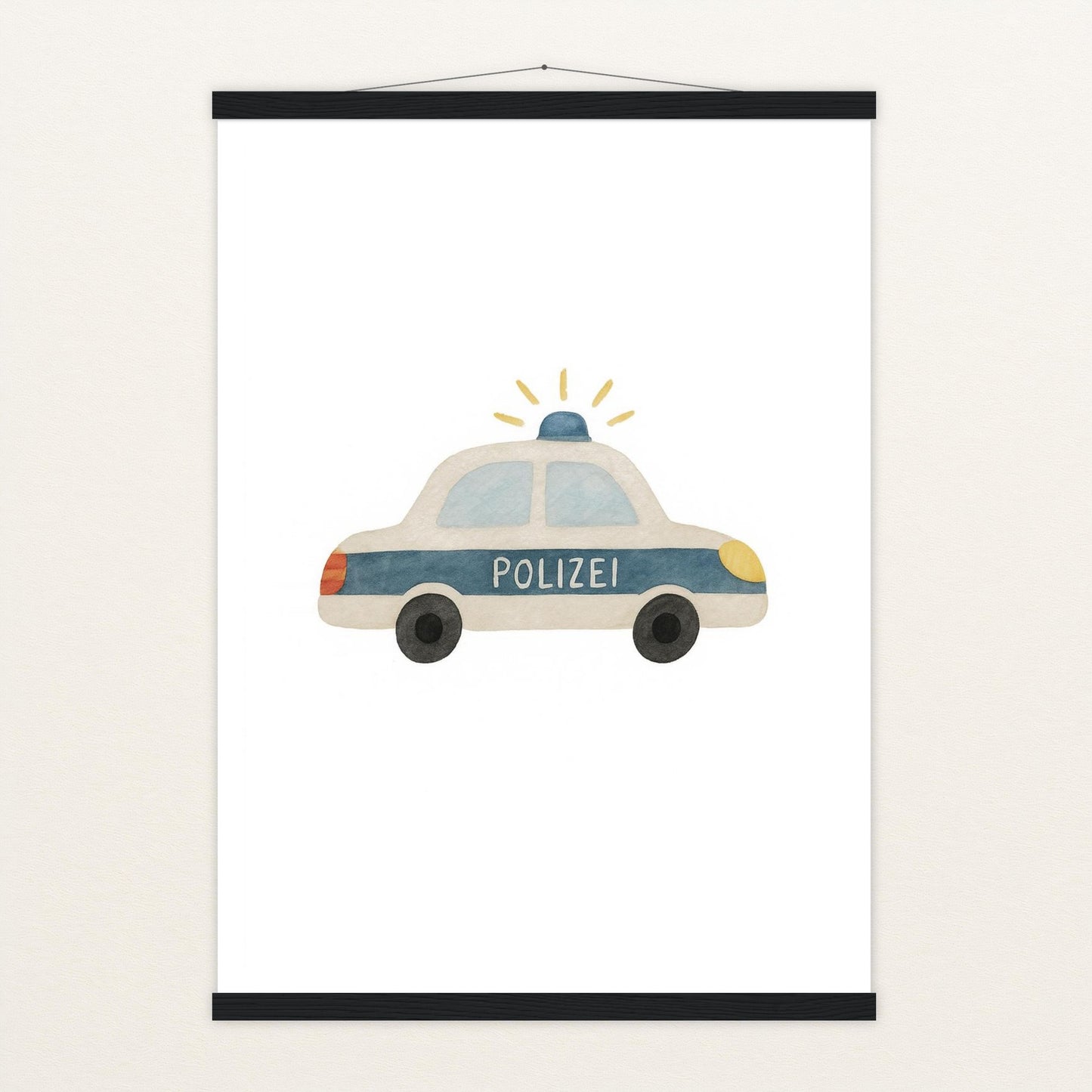 Polizei Poster mit Leisten von tinylearner