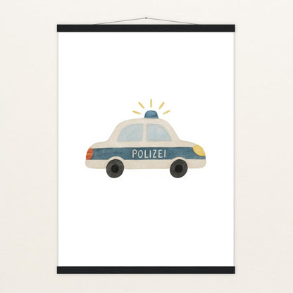 Polizei Poster mit Leisten von tinylearner