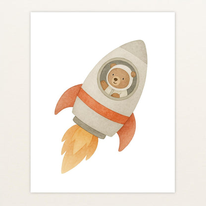 Balu der Bär - Motiv: "Rakete" Poster von tinylearner