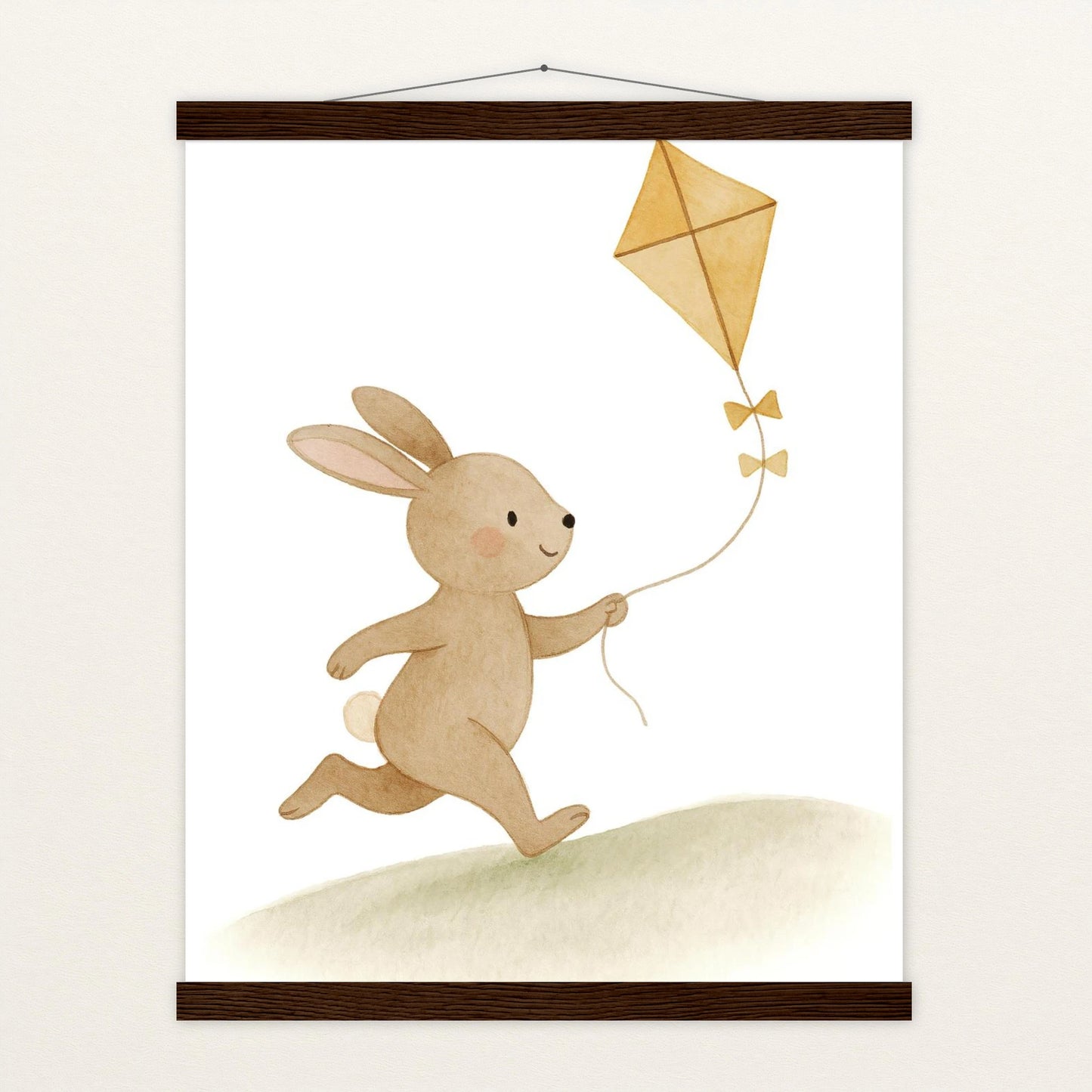 Holly der Hase - Motiv: "Drachen" Poster mit Leisten von tinylearner