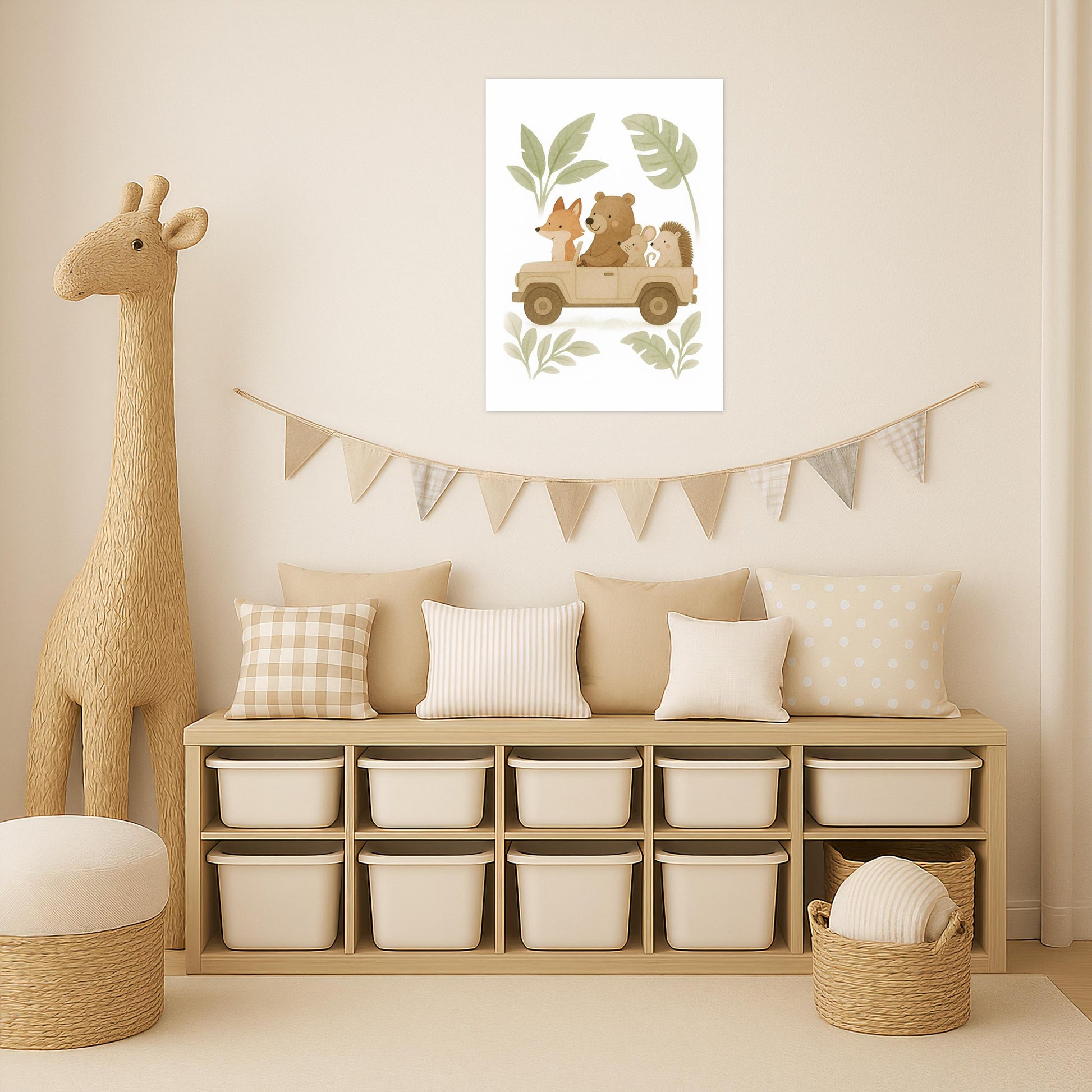 Tierfreunde - Motiv: "Safari" Poster von tinylearner