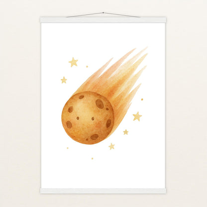 Asteroid Poster mit Leisten von tinylearner